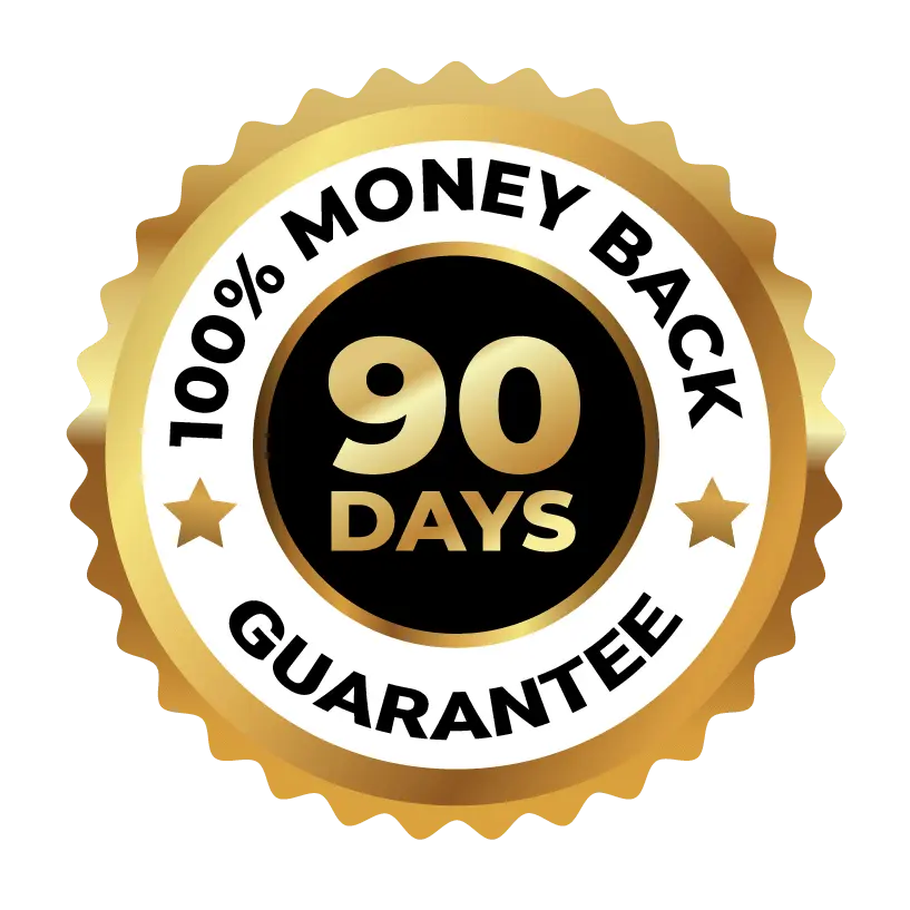 ELOMAAS 90 Days Money Back Guarantee Badge